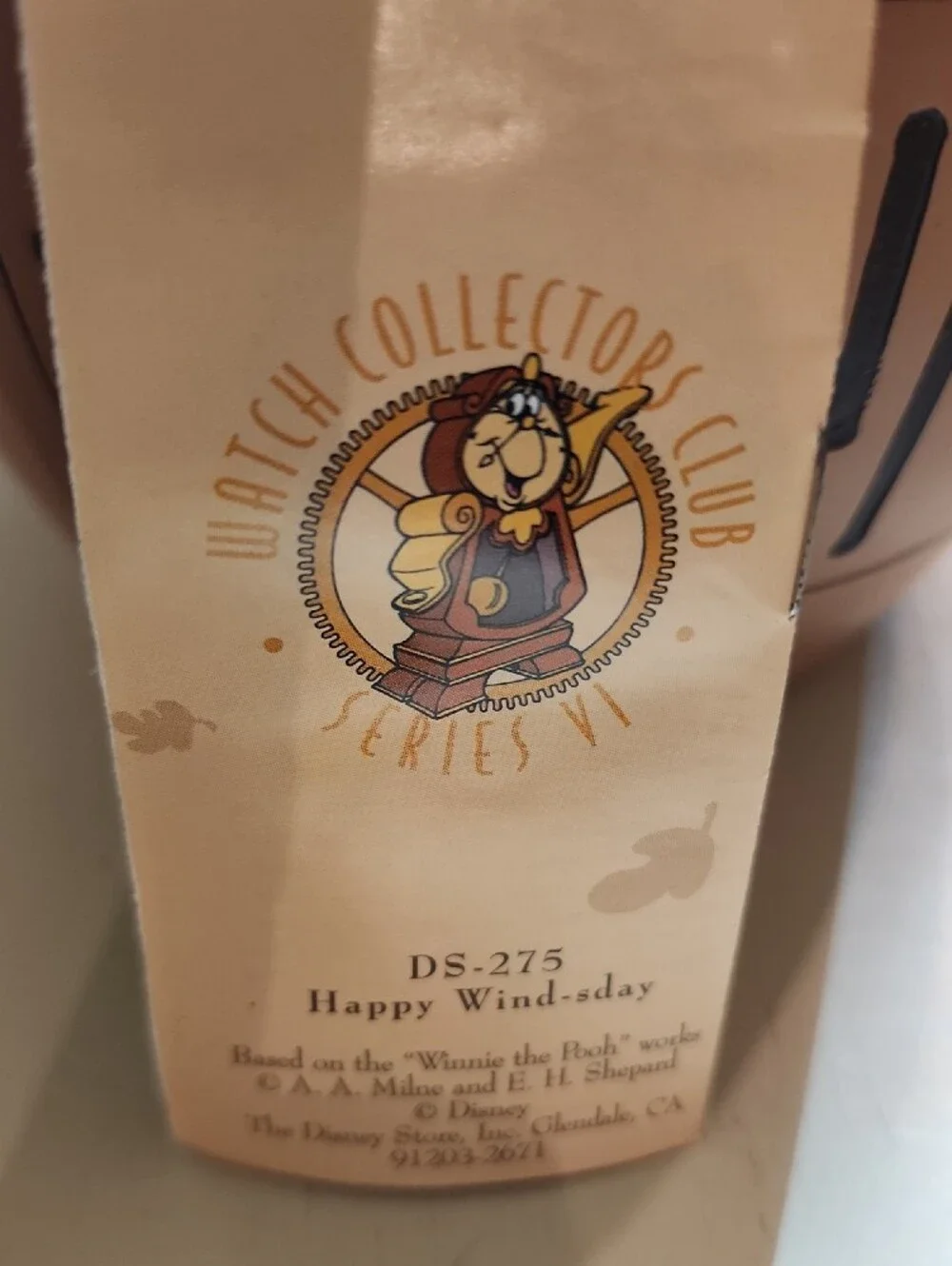 Disney Pooh & Piglet Collectable Watch With Hunny Pot.